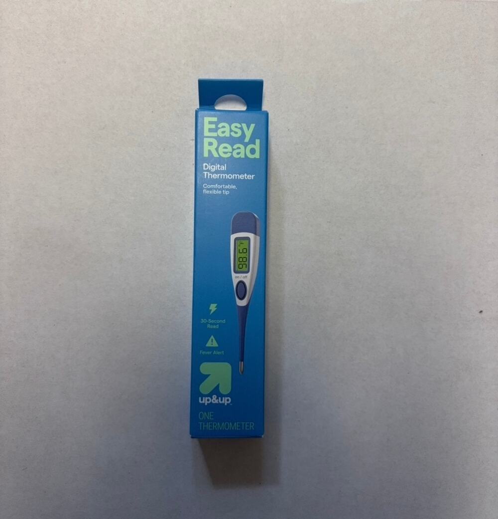 Up & Up Easy Read Digital Thermometer 30-Second Read Flexible Tip NEW